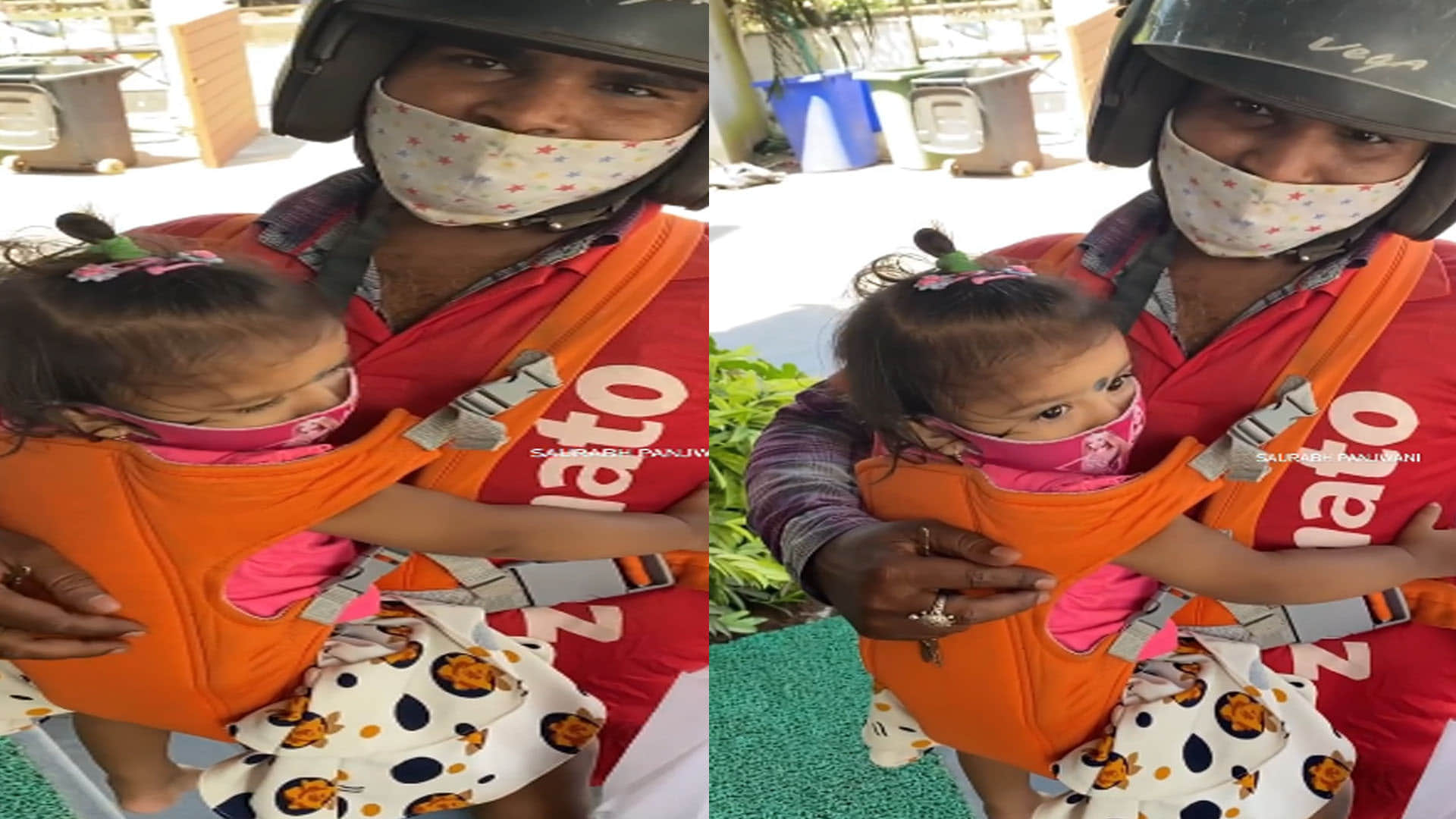 Viral Video zomato delivery woman takes his kids along while delivering food Google Trends