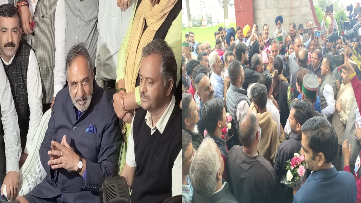 Anand Sharma reached Shimla, said I am a staunch supporter of Congress, dedicated the last 51 years to the par