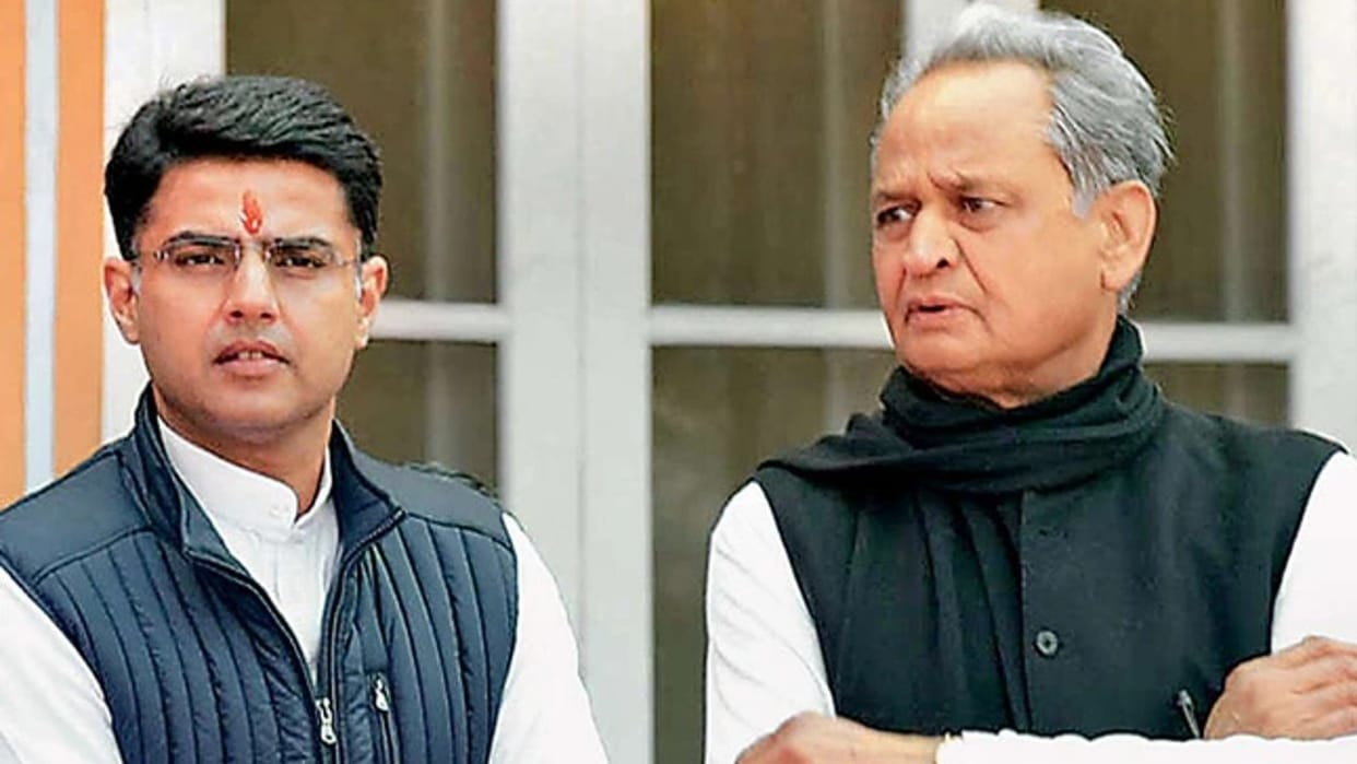 Rajasthan Ashok Gehlot Supporter MLAs United amid talk of Sachin Pilot being made CM Legislature Party meeting