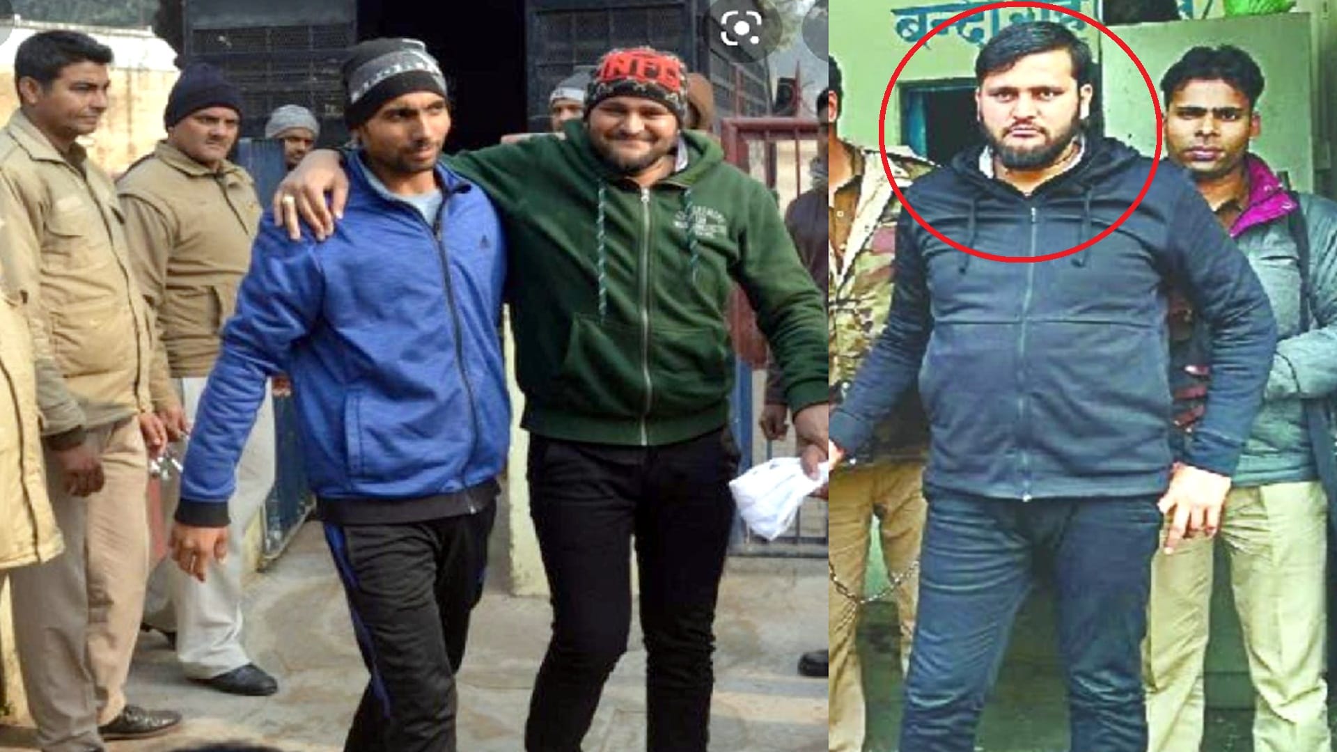 Police force has been deployed in Rana Nangla village of criminal Aditya in Bijnor