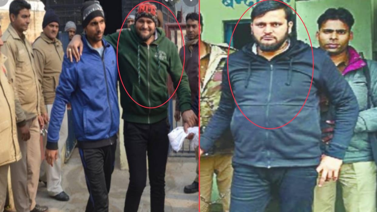 The prisoner absconded on production, went from Lucknow to Muzaffarnagar, ran on his return