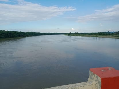 चंबल नदी में बढ़ने लगा जलस्तर। संवाद