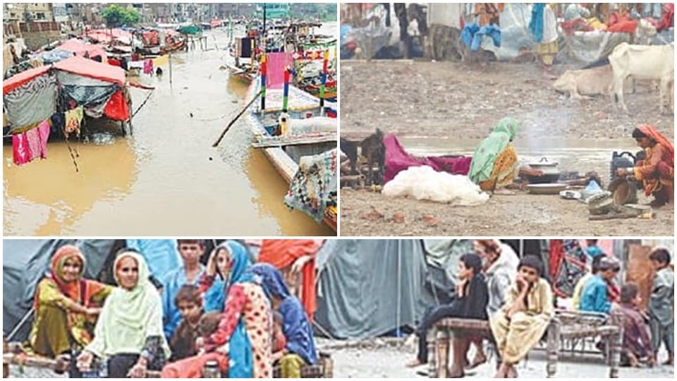 Heavy devastation in Pakistan due to floods emergency in four districts of Khyber Pakhtunkhwa