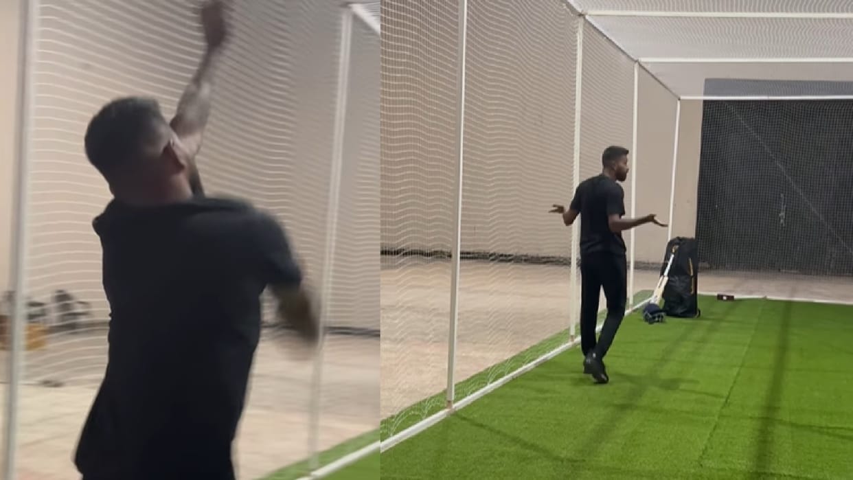 Hardik Pandya Copied Jasprit Bumrah Action in nets during practice for Asia Cup Match vs PAk