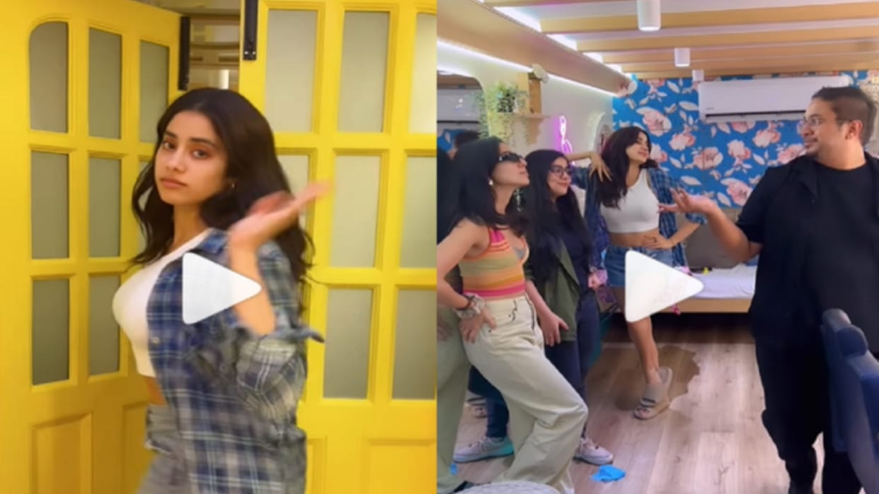 Janhvi Kapoor made a funny video on Popular serial anupamaa dialouge ahead of bawaal release