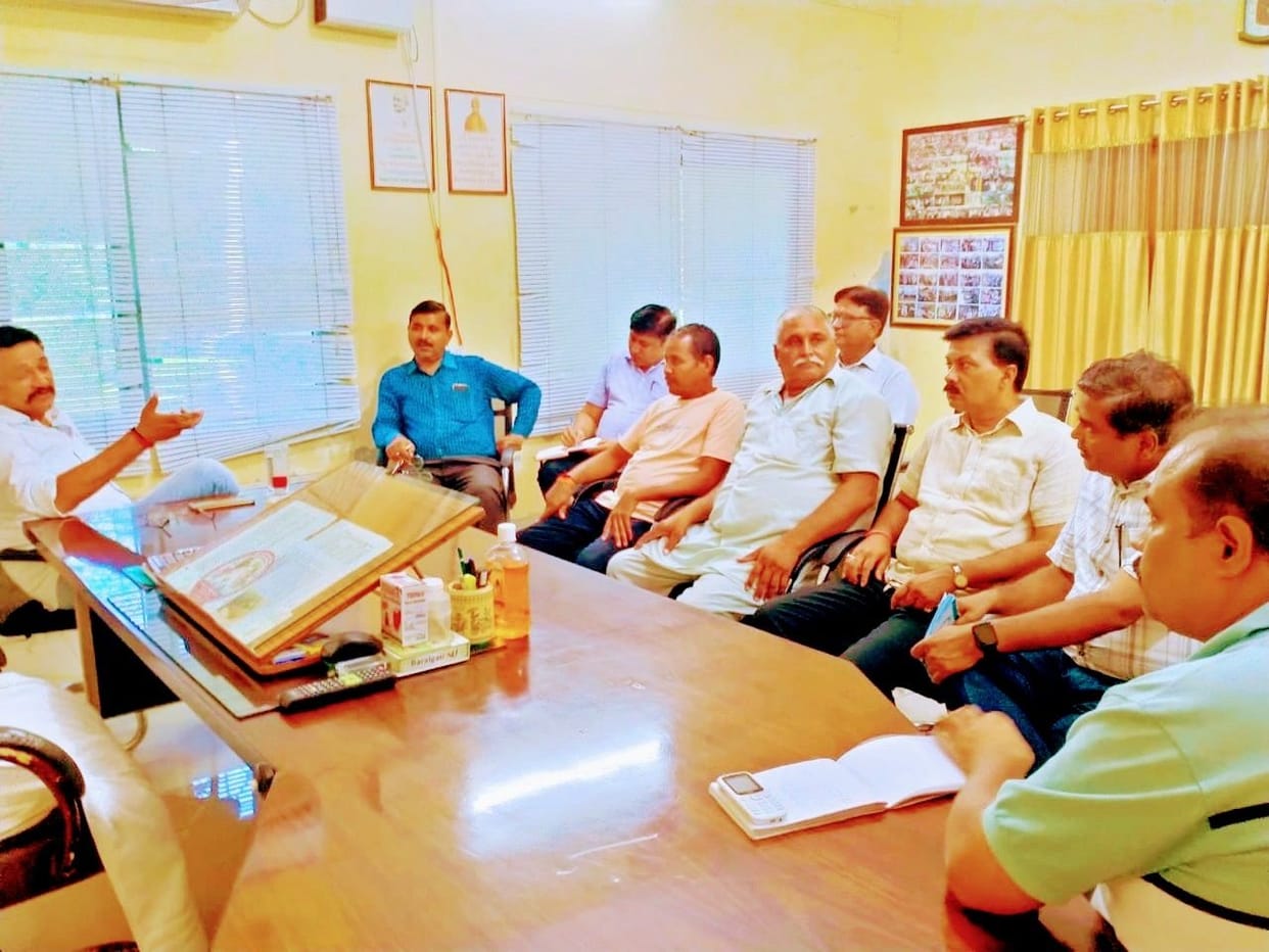 Meeting in Nadehi Sugar Mill Jaspur