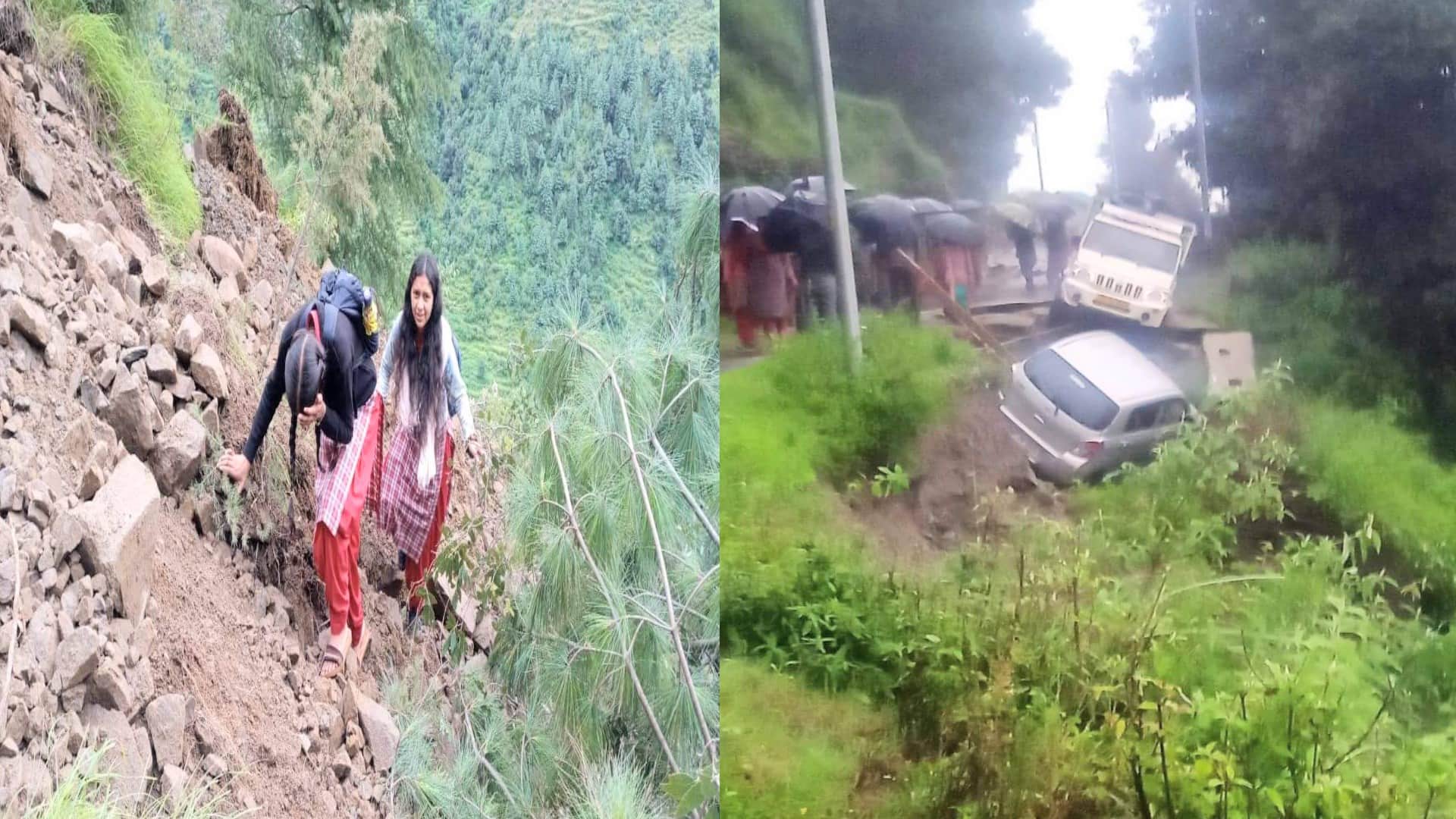 Himachal Weather, heavy Rain continues to wreak havoc in Himachal, bridge shed in Churah, 147 roads stalled in