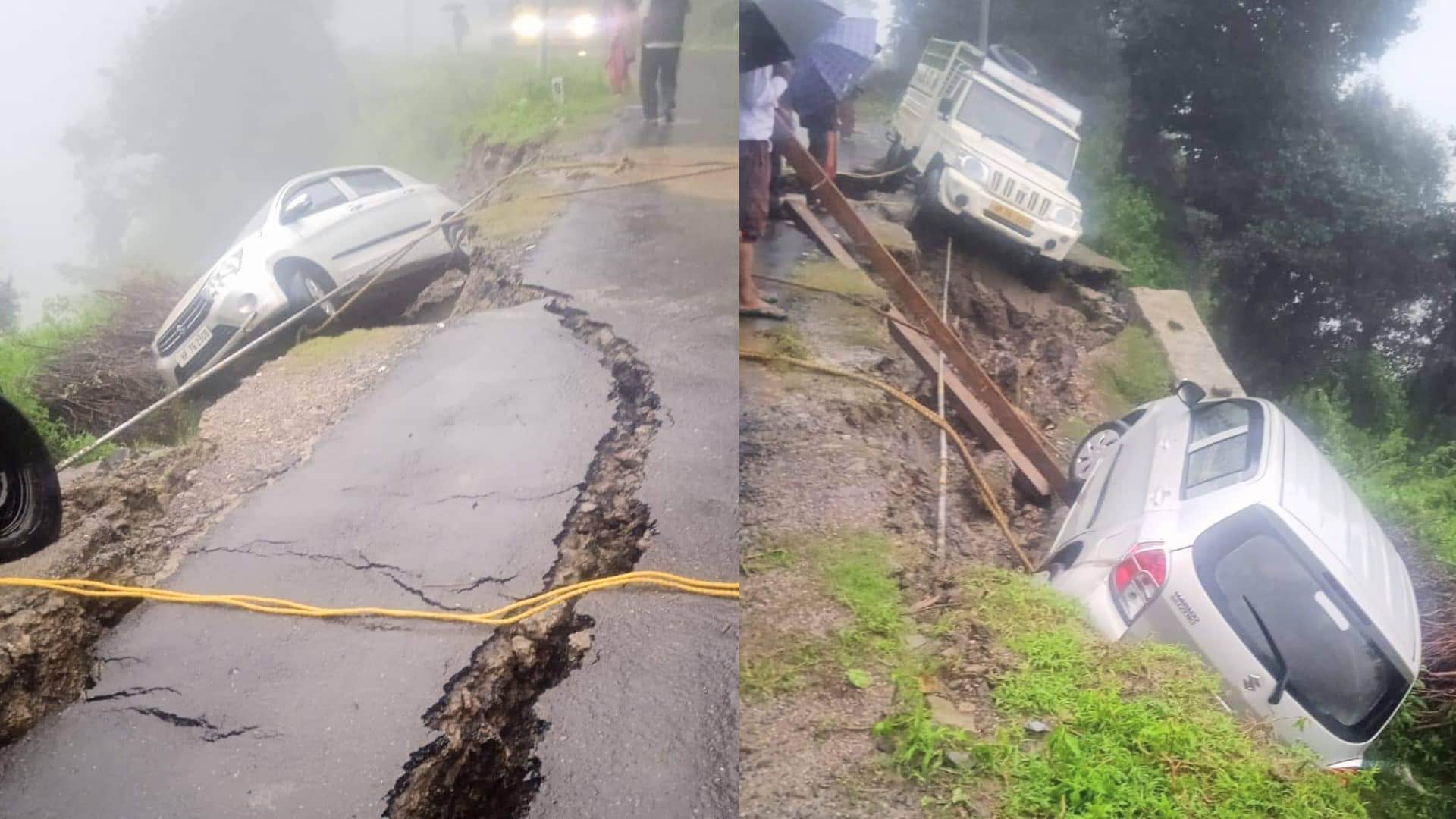 Himachal Weather, heavy Rain continues to wreak havoc in Himachal, bridge shed in Churah, 147 roads stalled in