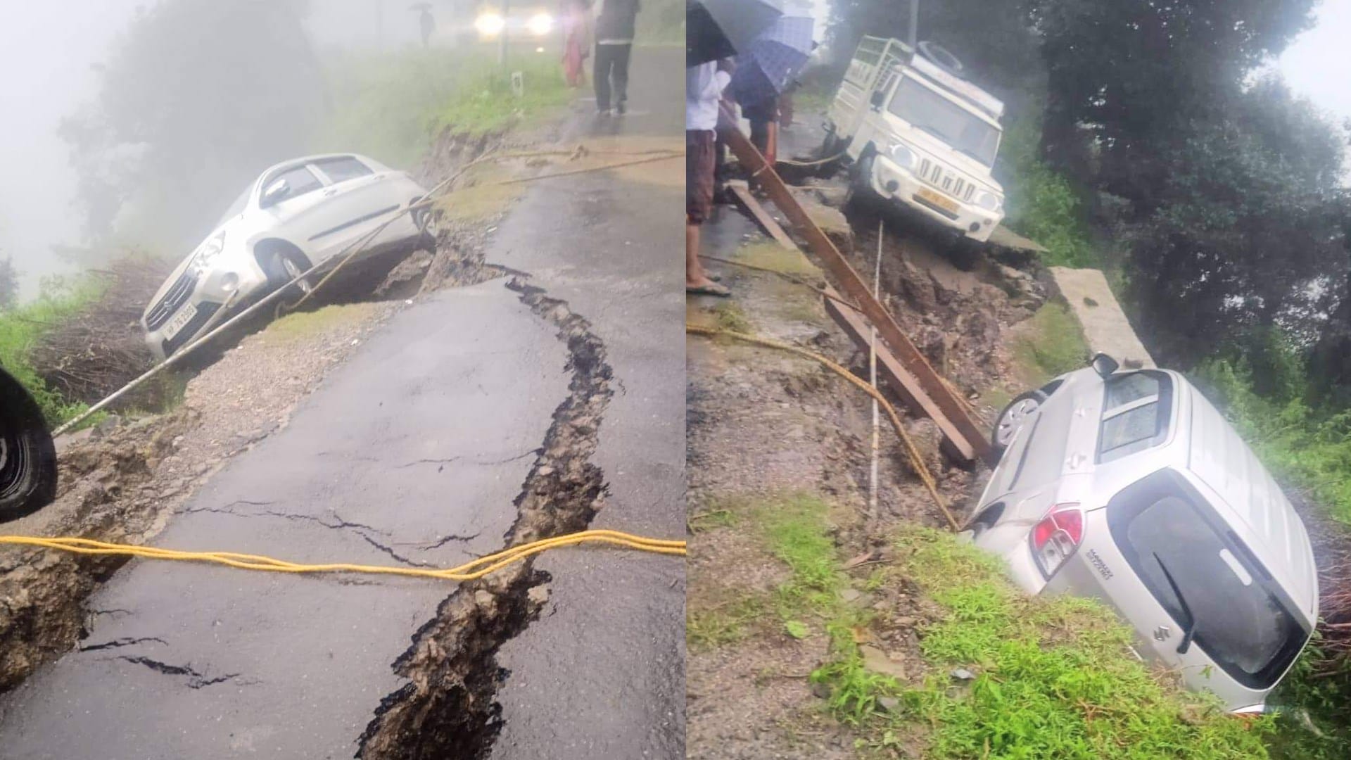 Himachal Weather, heavy Rain continues to wreak havoc in Himachal, bridge shed in Churah, 147 roads stalled in