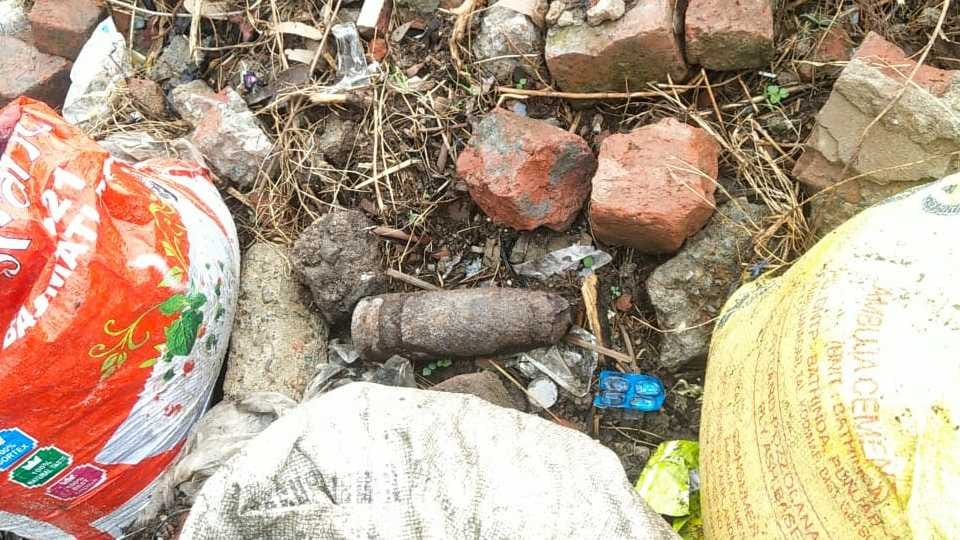 Shell found in garbage dump in Pathankot of Punjab