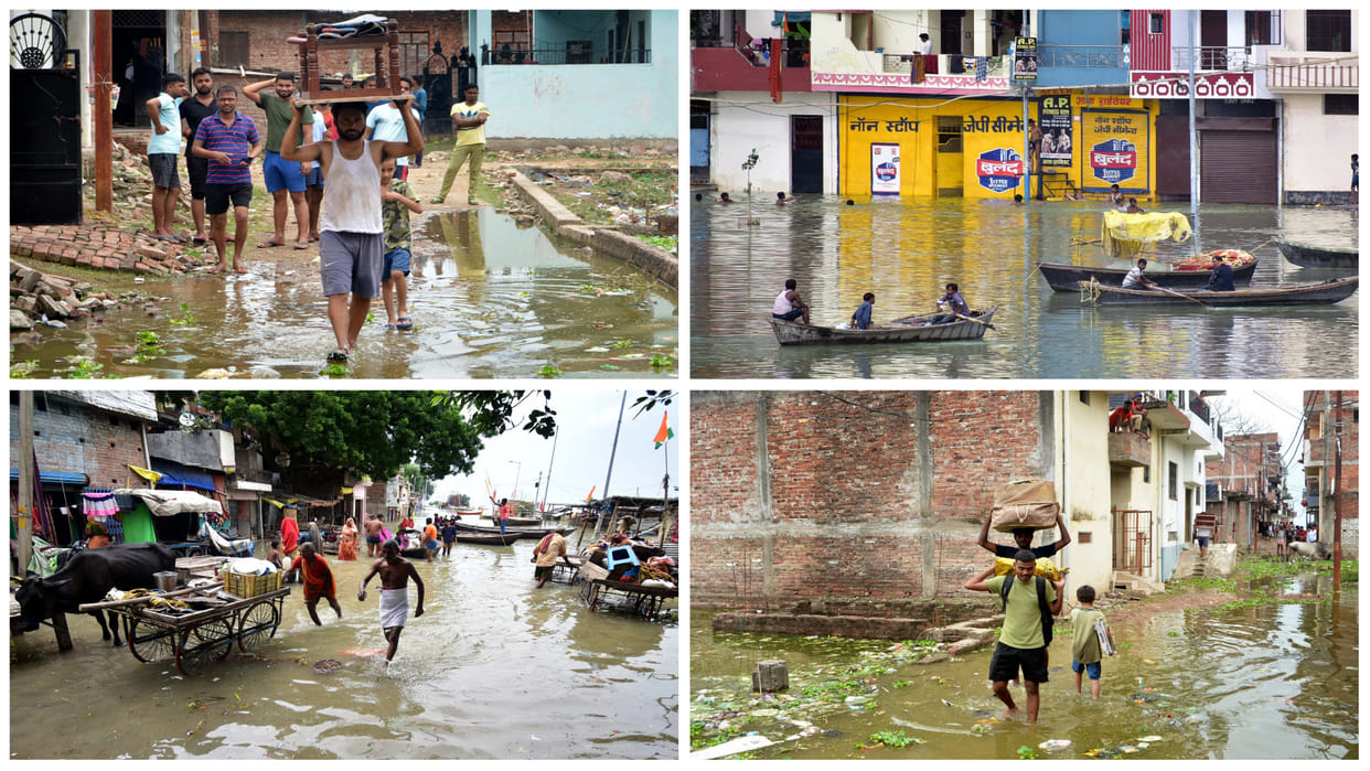 Water level is rising rapidly, Ganga Yamuna nearing danger mark