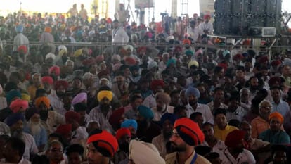 Many people returned from rally site before PM arrived in Mohali