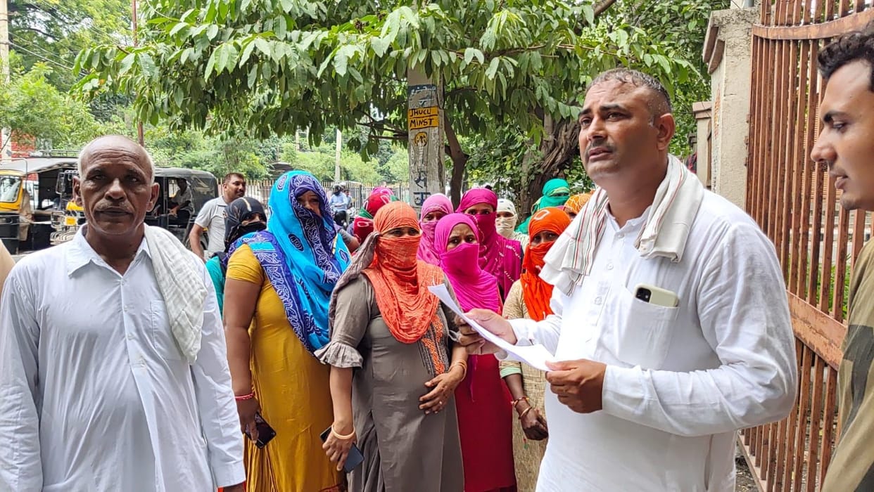 Villagers protested in Mayna and Kisranti against rationalization