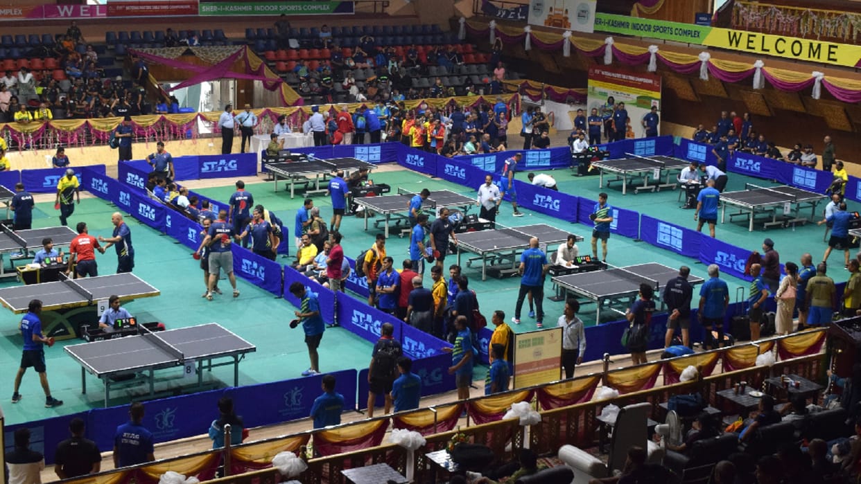 Table Tennis Championship begins in Srinagar, 1500 players are participating