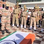 शहीद आईटीबीपी जवान देवराज को दी अंतिम विदाई।