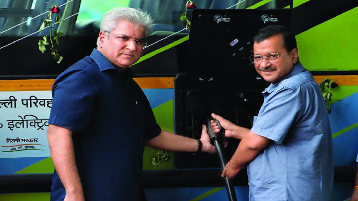 Delhi News : 97 more e-buses flagged off on the roads of the capital