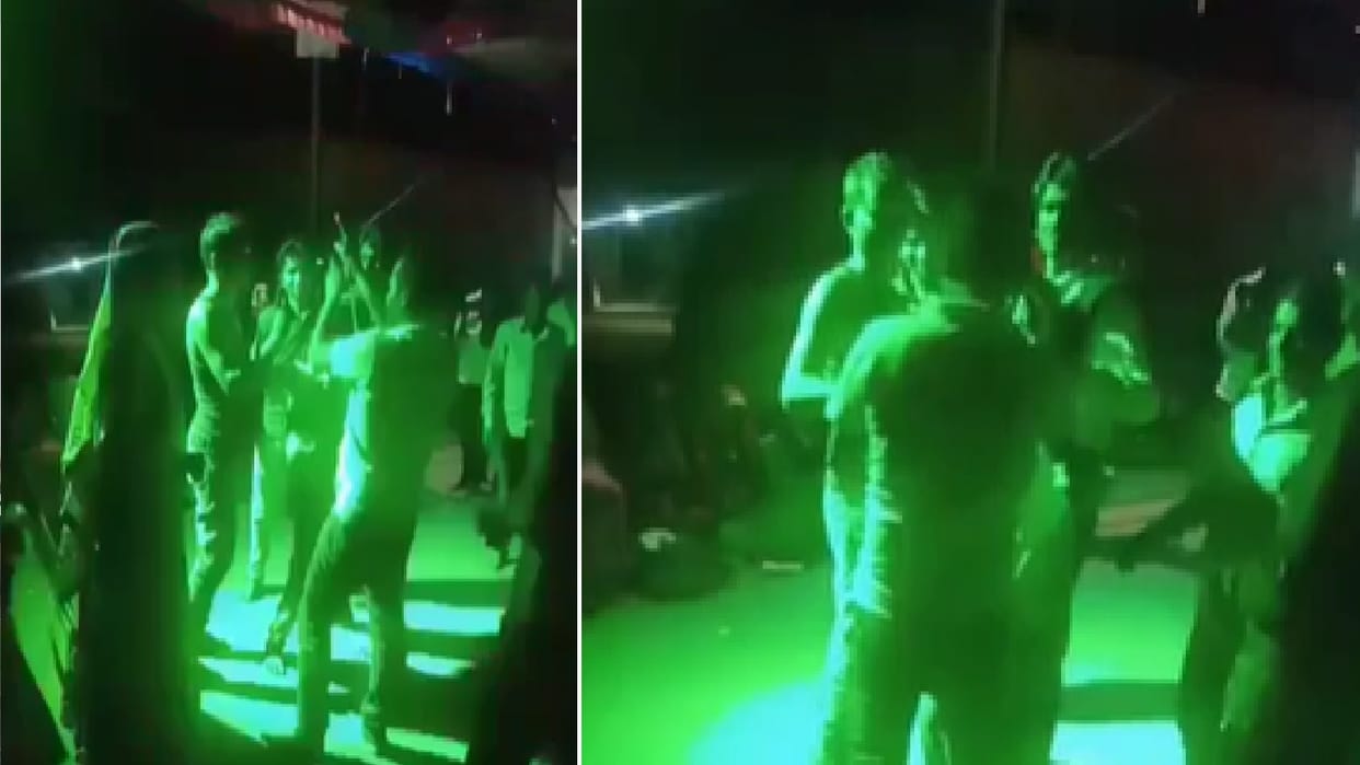 BJP leader harsh firing Video viral in Lalitpur goes