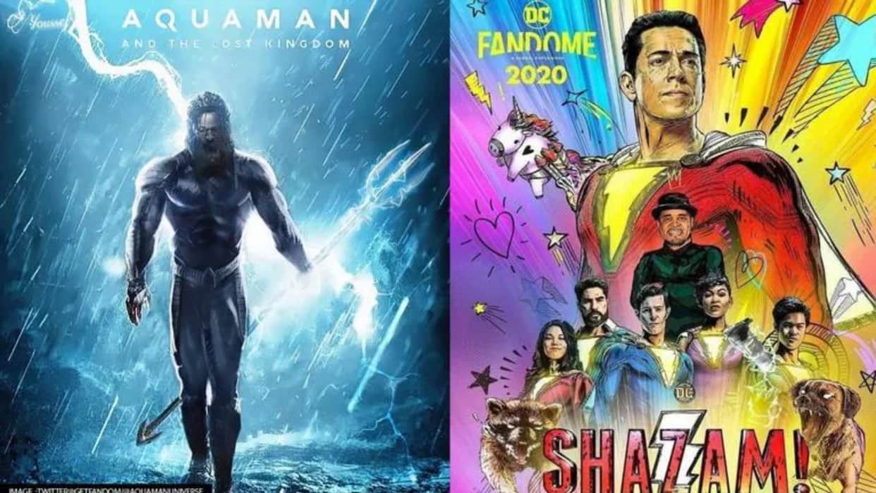 Hollywood moives Aquaman And The Lost Kingdom Shazam Fury Of The Gods Release date changed again