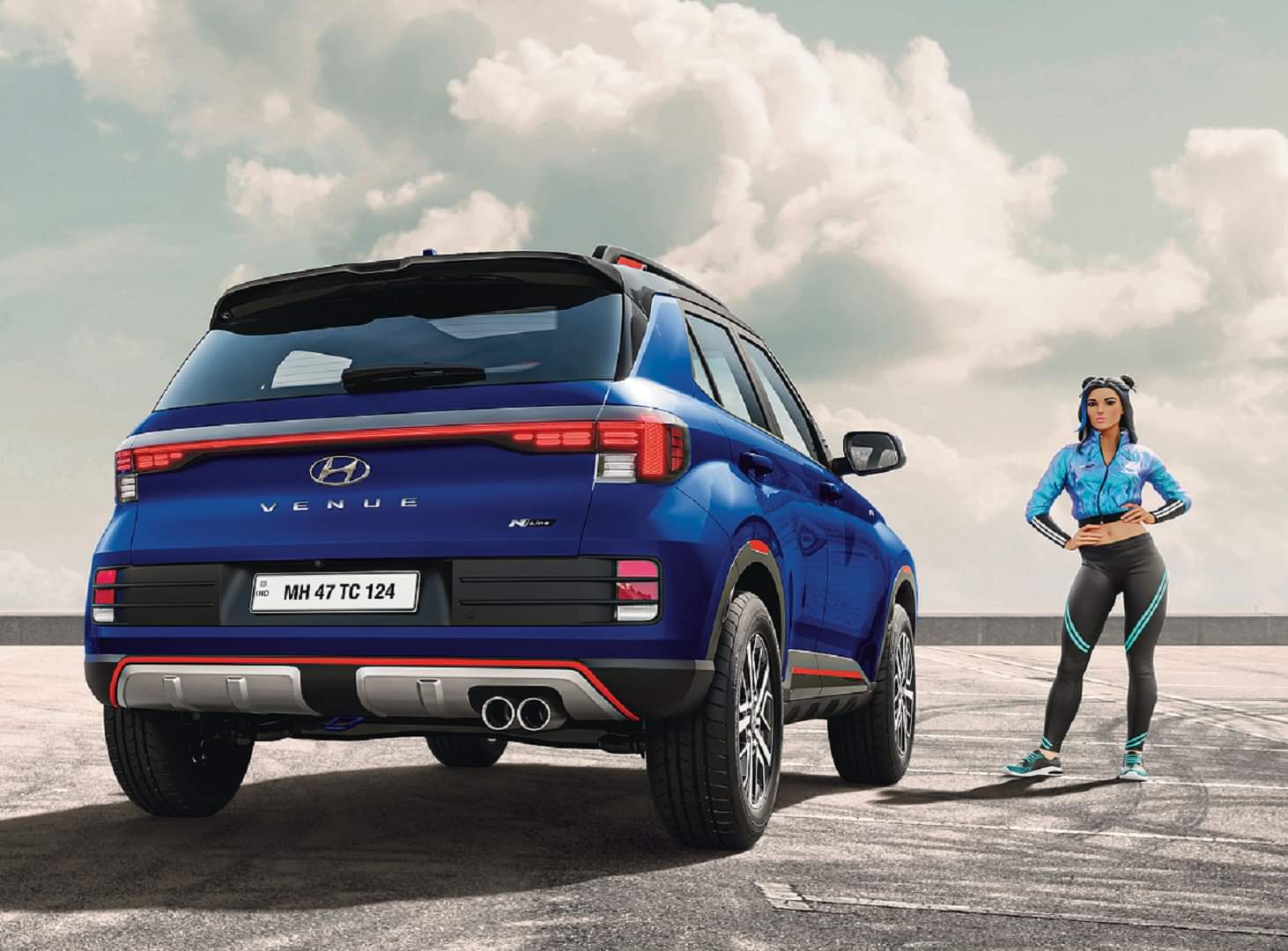 Hyundai Venue N Line officially revealed for Indian car market Bookings starts ahead of September 6 launch