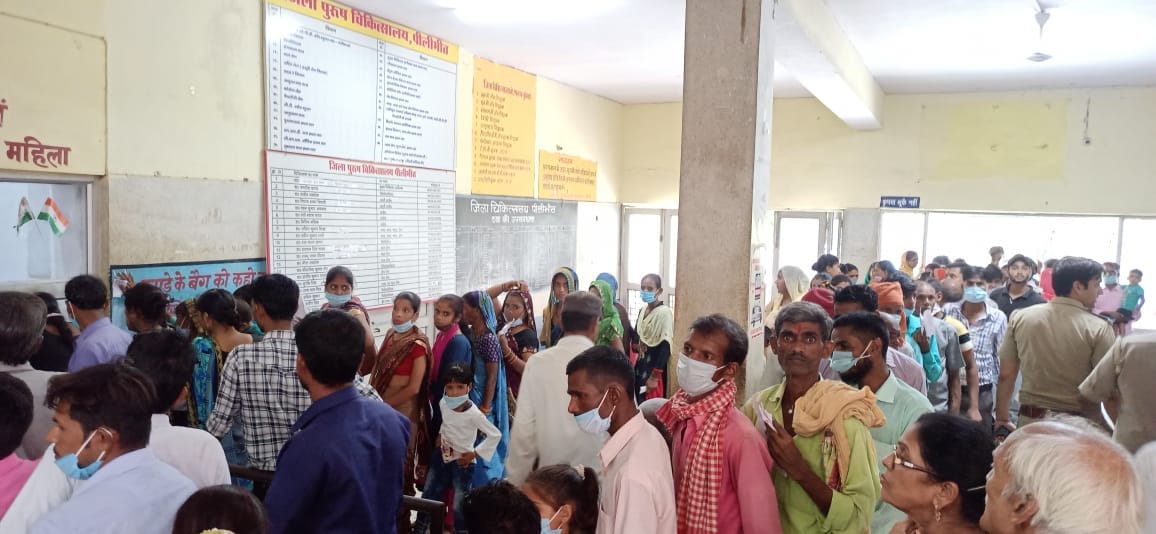 Viral attack in changing season, all wards full in hospital