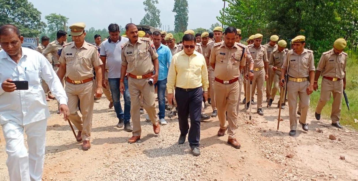 Construction of railway goods corridor started amid protests by farmers