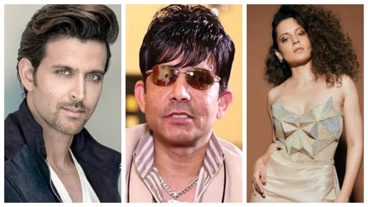 KRK reacts on Hrithik Roshan and Kangana Ranaut Love Story say actor showed me her photos