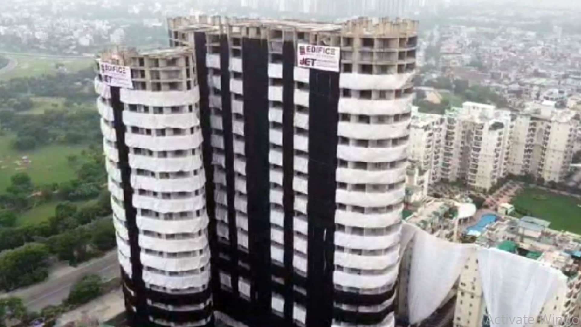 Big challenge to stop the dust storm, drone will be used for photography of building collapse