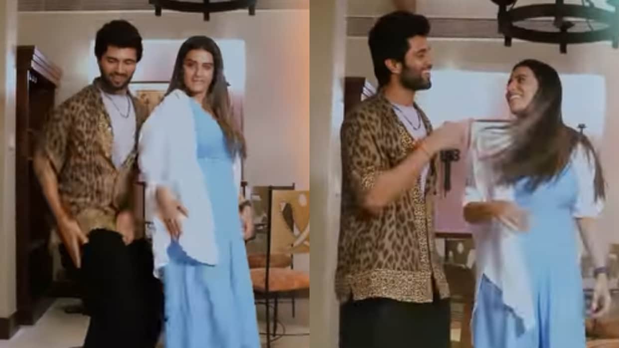 Bhojpuri actress Akshara Singh Dances with Liger fame actor vijay devrakonda on song aafat getting viral