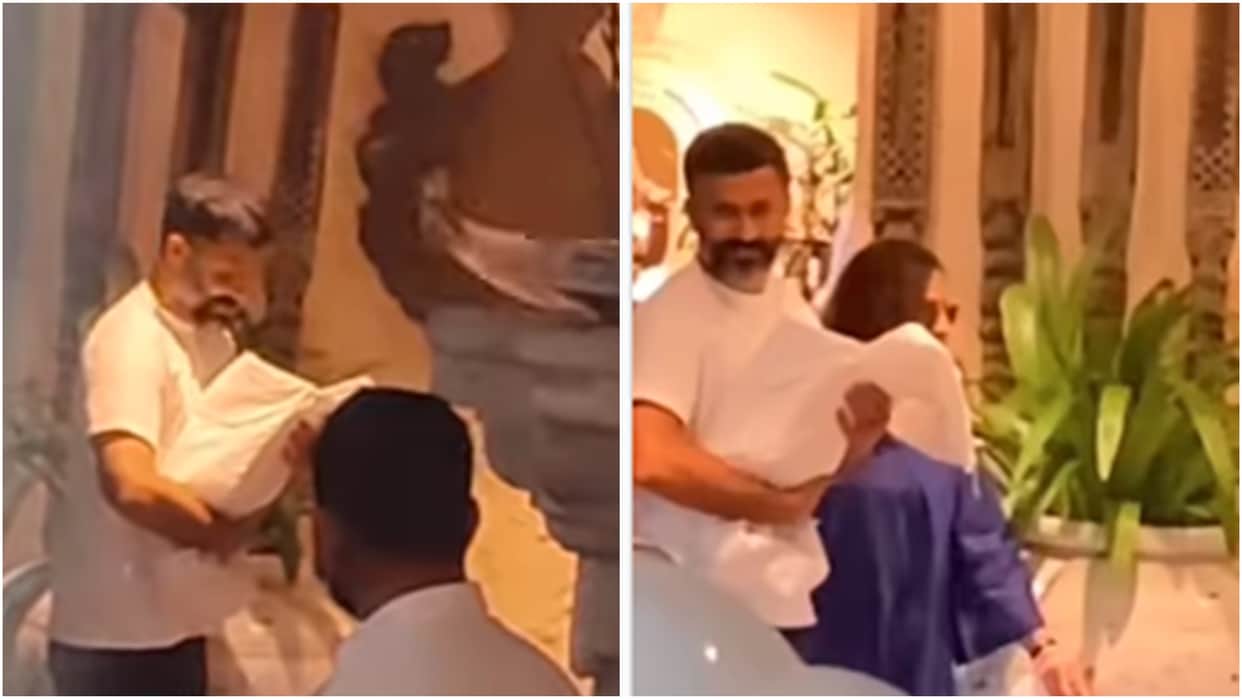 anand ahuja and sonam kapoor with their newborn baby reached at anil kapoor residence