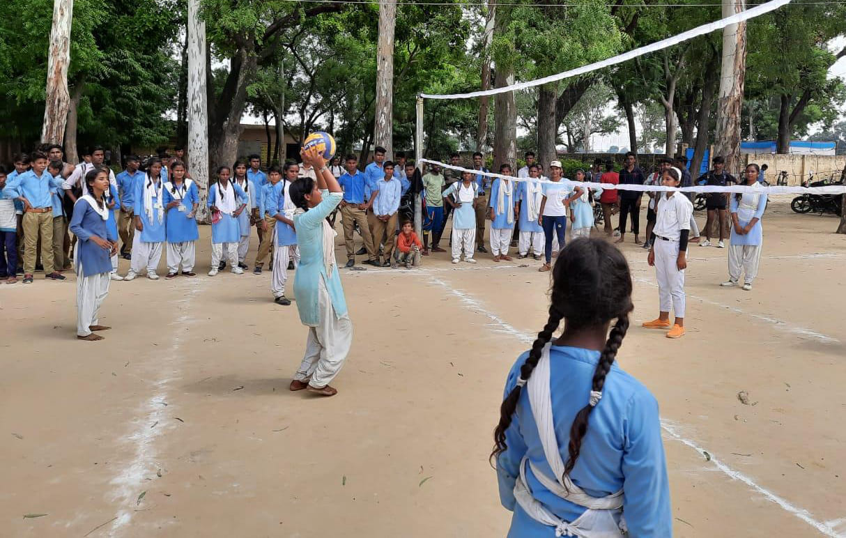 Kannauj: Gayatri and Raj's first place in discus throw