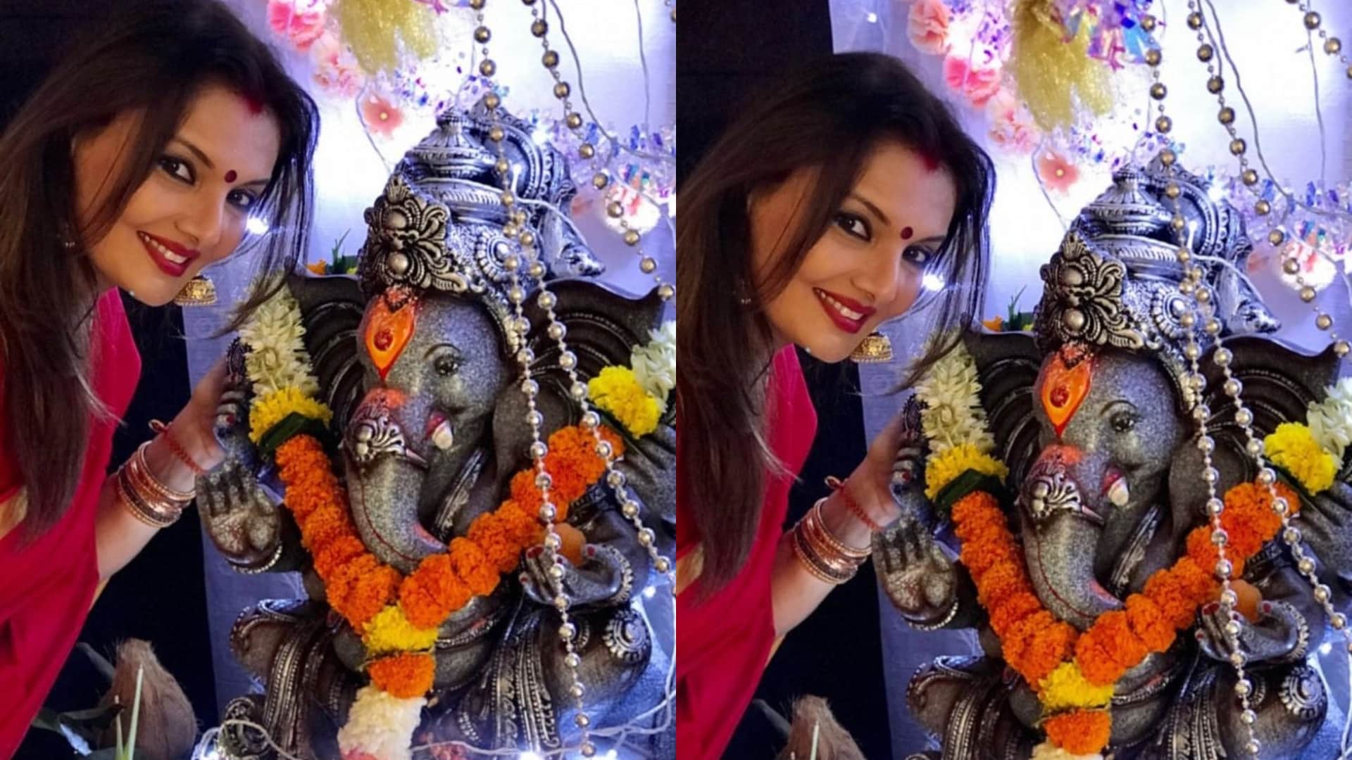 Ganesh Chaturthi 2022 television stars like Deepshikha Pankhuri Sayali to welcome Ganpati Bappa at their home