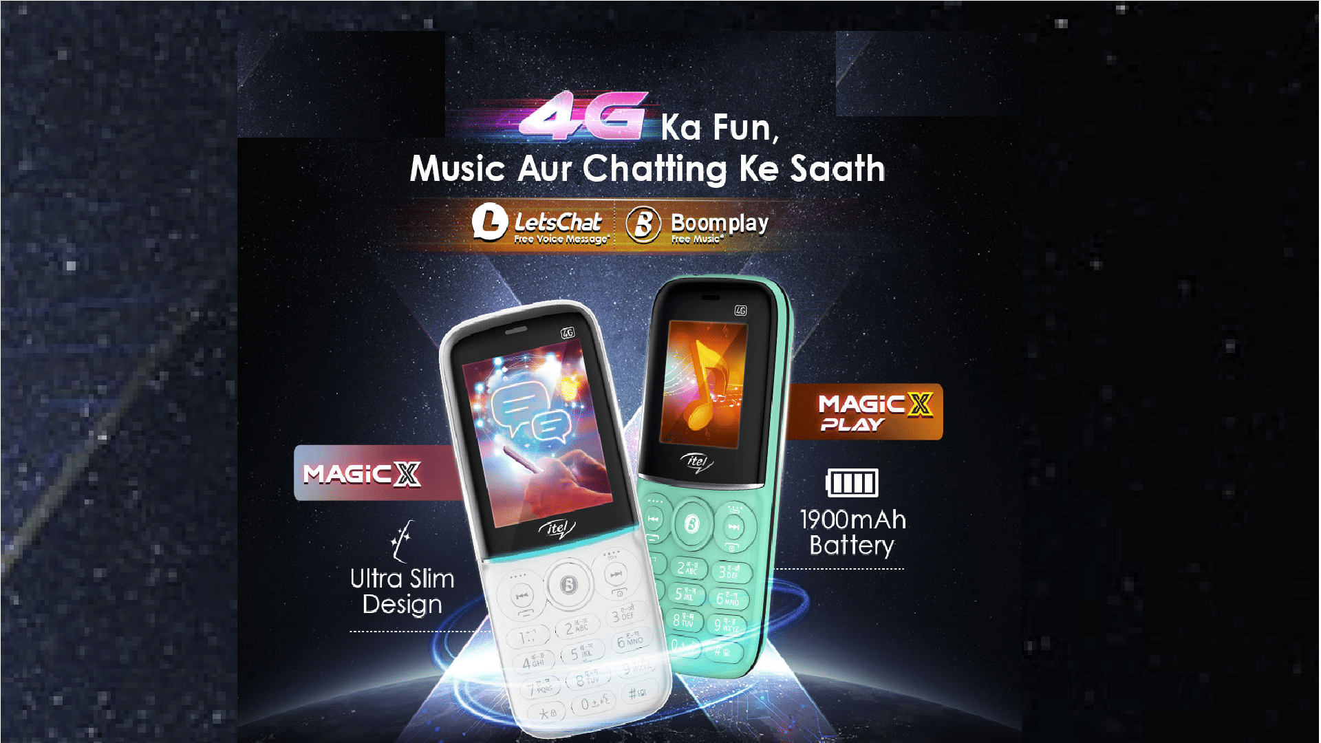 Itel Magic X and Magic X Play Feature Phones launched in India With 4G VoLTE