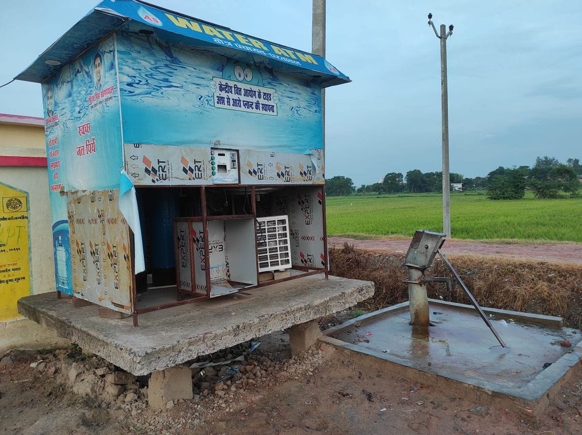Water ATM installed, just forgot to give water
