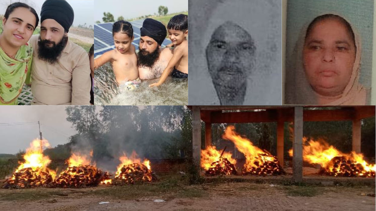 Man commits suicide by killing five family members in Ambala of Haryana