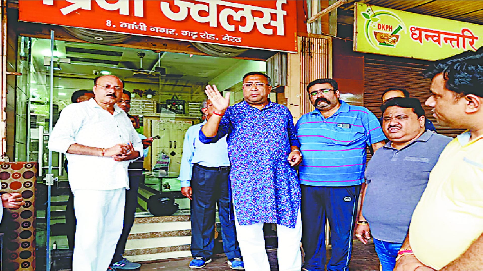 Meerut Crime: Thief enter in Jewelery shop by tunnel and escapee with all goods in 20 minutes