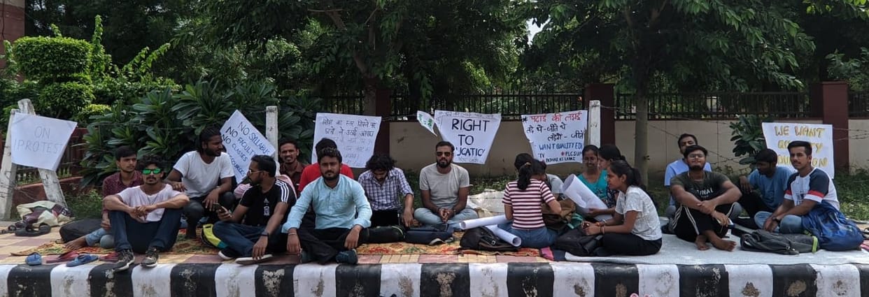 Supwa students' protest turned into indefinite strike
