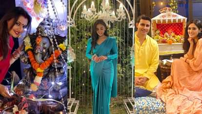 Ganesh Chaturthi 2022 television stars like Deepshikha Pankhuri Sayali to welcome Ganpati Bappa at their home