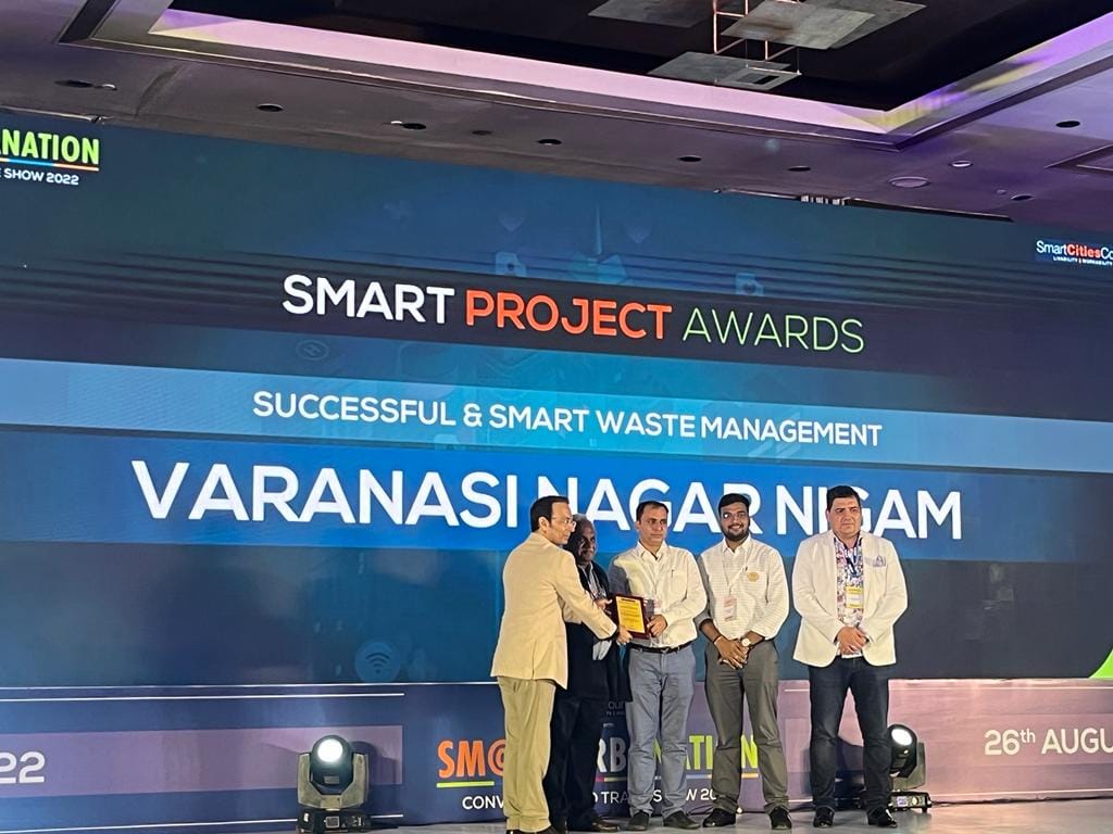 Best Solid Waste Practices Award won Varanasi surpassing 100 cities to win title