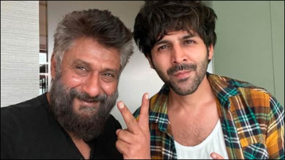 the kashmir files director vivek agnihotri shared photos with kartik aaryan Fans speculating that will film