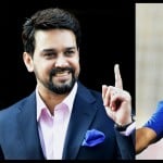 अनुराग ठाकुर और बाइचुंग भूटिया