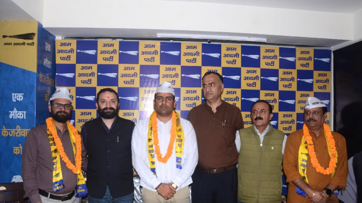 Satish, Tyagi and Ashish leave BJP and return home to AAP