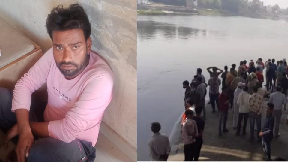 Husband thrown wife in yamuna river after family dispute in Agra