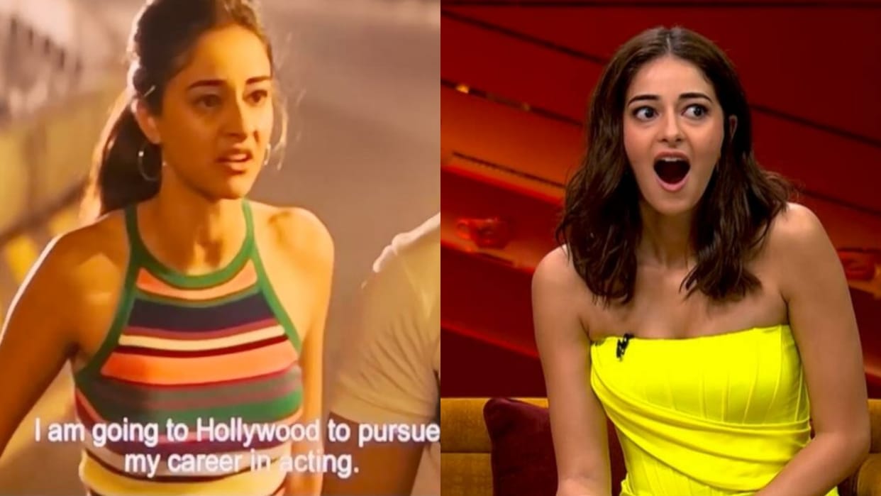 Ananya Panday trolls on Liger Dialogue I am Going to Hollywood to pursue my Career in acting