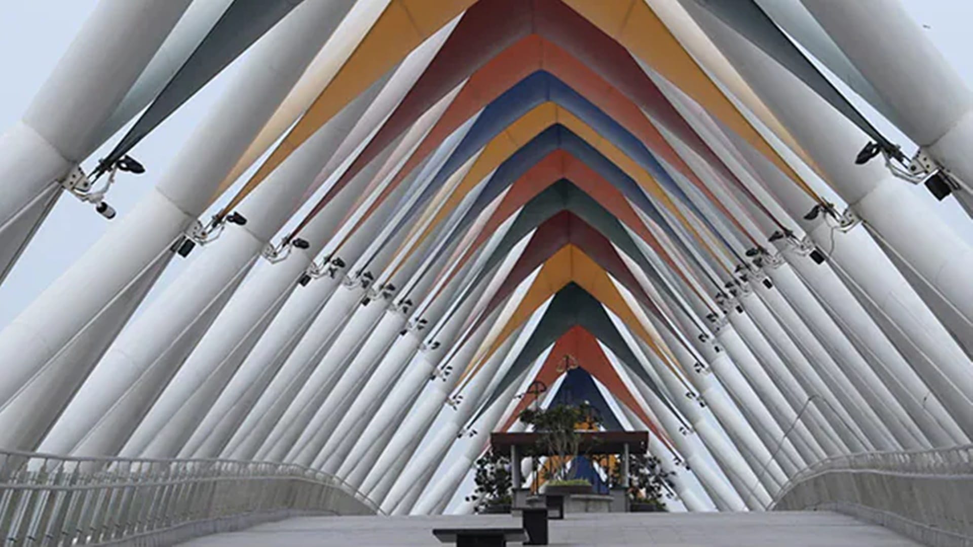 Gujarat Visit PM Narendra Modi shares pictures of Atal Bridge on Sabarmati Rivers calls it spectacular news in