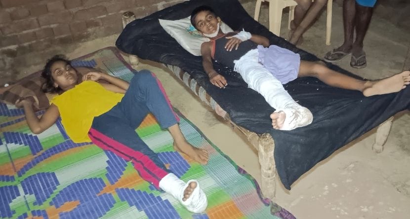 Hathras: Brother and sister injured in monkey attack