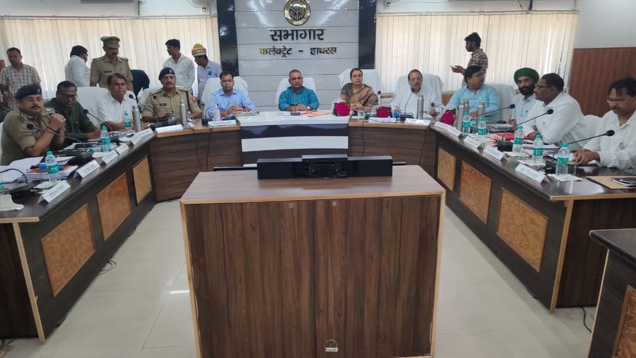 Hathras: Minister unhappy with slow progress of Har Ghar Nal Drinking Water Scheme