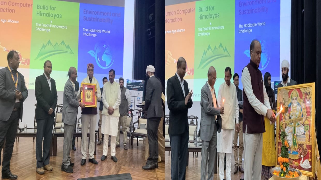 CM Jairam said that IIT Mandi should work on the technology of forecasting natural disasters
