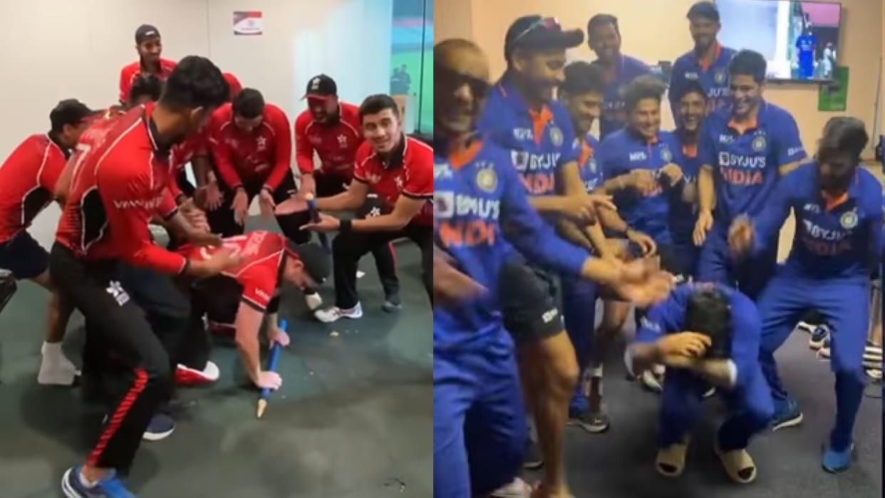 Hong Kong Players dance on Kala Chasma song before asia Cup Match watch Video