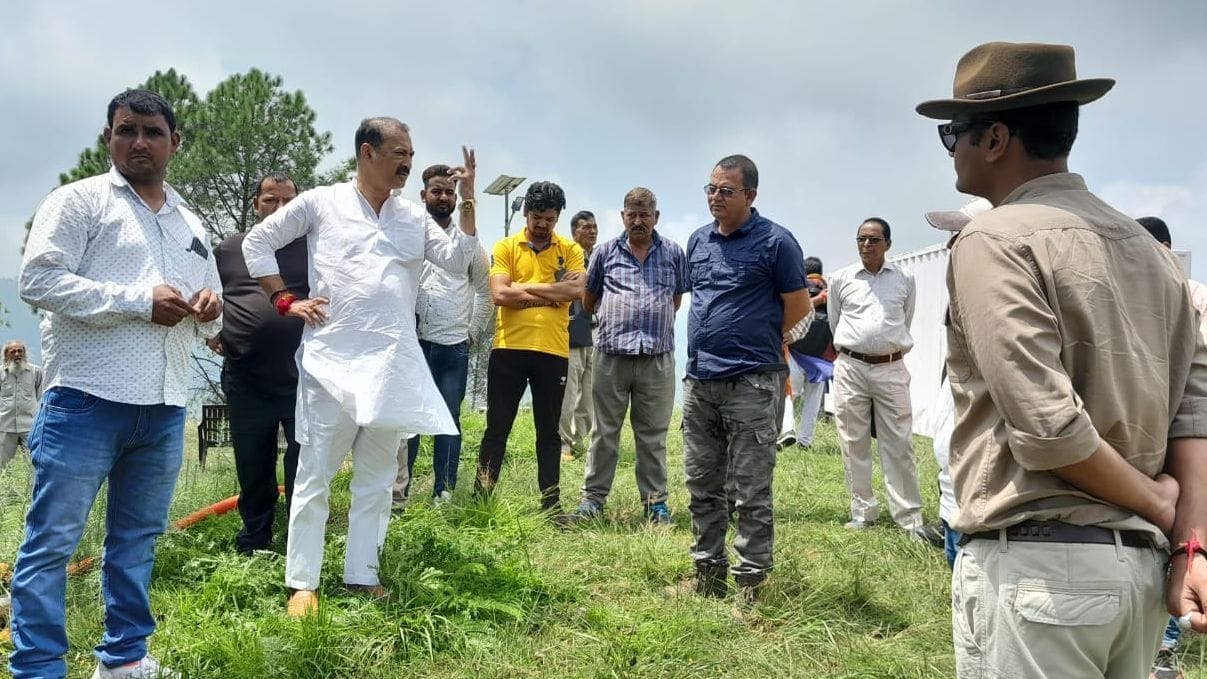 Protest over Solar Power Plant