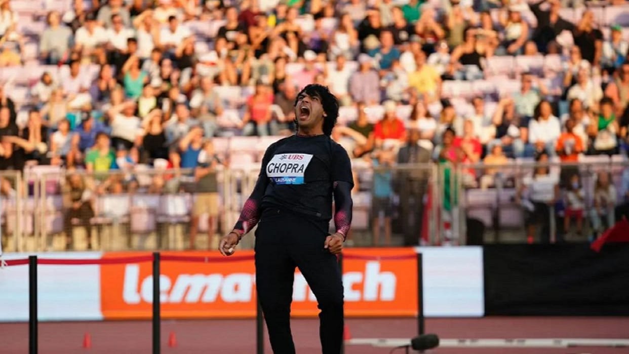Neeraj Chopra Won The Lausanne Diamond League 2022 In Javelin Throw News in Hindi